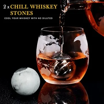 Unique Whiskey Decanter Globe Set for Men