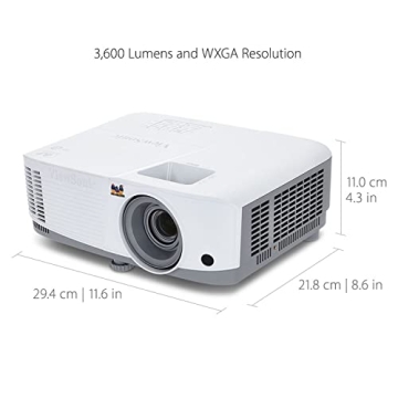 ViewSonic 4000 Lumens WXGA High Brightness Projector for Home and Office with HDMI Vertical Keystone (PA503W)