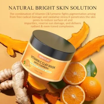 Vitamin C Face Mask for Dark Spots and Dull Skin 5.29 Oz