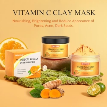 Vitamin C Face Mask for Dark Spots and Dull Skin 5.29 Oz
