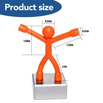 LOVIMAG 10Pcs Refrigerator Magnets Men - Fun Magnetic Toys for Kids and Adults