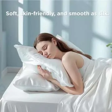 Bedsure Cooling Pillow Cases - Soft & Silky Comfort