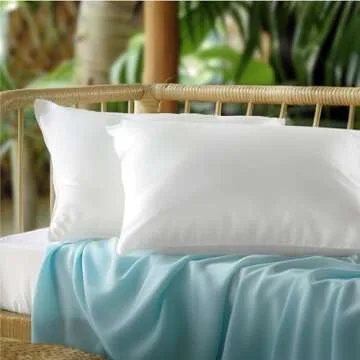 Bedsure Cooling Pillow Cases - Soft & Silky Comfort