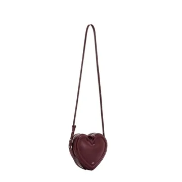 JW PEI Women's Arlene Heart Shaped Bag in Claret