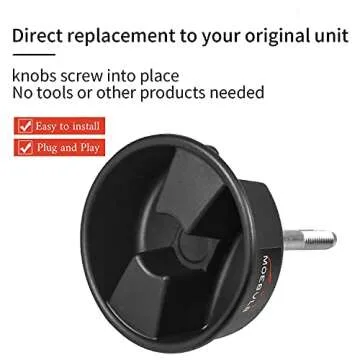 Premium Hardtop Mounting Knobs for Jeep Wrangler