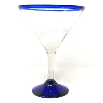 Authentic Hand Blown Margarita Glass Set - 4 Piece