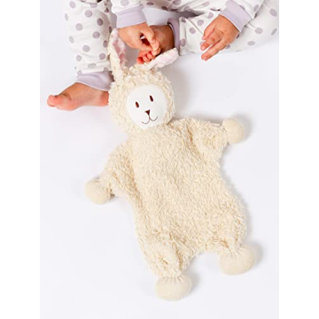 Under the Nile Baby Girl Lovey Snuggle Bunny 13" Organic Cotton