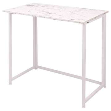 Folding Computer Desk for Small Spaces - Stylish & Compact
