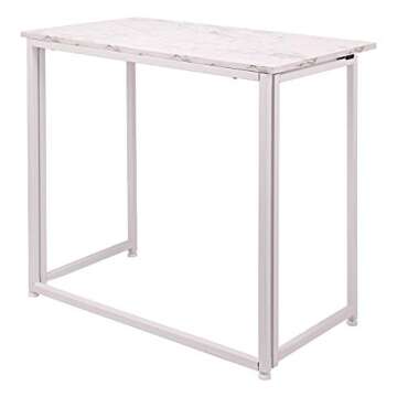 Folding Computer Desk for Small Spaces - Stylish & Compact