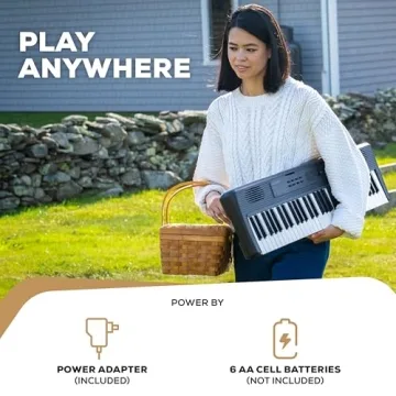 Alesis Melody 61 Keyboard for Beginners and Lessons