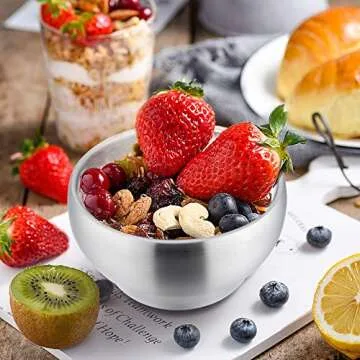 HaWare Stainless Steel Kids Bowls - 4 Pack