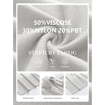 ANRABESS Women's Cozy 2-Piece Set Smoky Gray - 2024