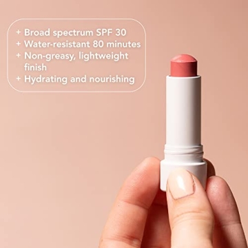 COOLA Organic Tinted Lip Balm with SPF 30 for Daily Protection