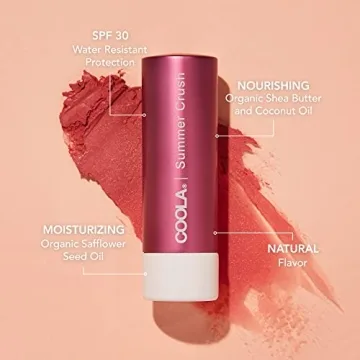 COOLA Organic Tinted Lip Balm with SPF 30 for Daily Protection