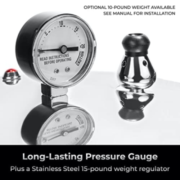 Denali Canning 23 Quart Pressure Canner Designed for All Caners