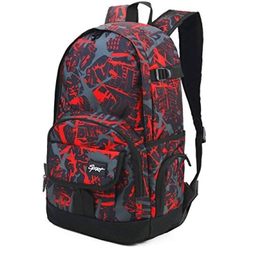Rickyh Style School Backpack - Lightweight Travel Bag with Laptop Compartment