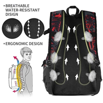 Rickyh Lightweight School Backpack with Laptop Compartment