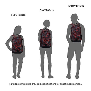 Rickyh Lightweight School Backpack with Laptop Compartment