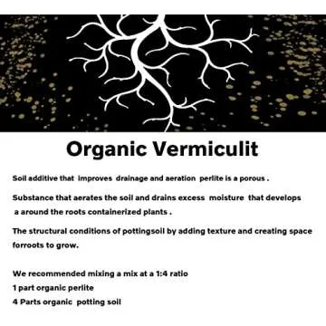 15 QT Professional Grade Horticultural Organic Vermiculite (15 QT, Vermiculite)