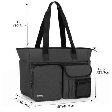 Trunab Nurse Tote Bag with Laptop Sleeve for Work