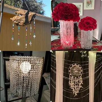 Yopay 3000 Pieces Bicone Crystal Beads, DIY 4MM Bulk Faceted Crystal Glass Briolette Beads for Making Jewelry, Beading Projects, Bracelets, Necklaces, Earrings, Clear