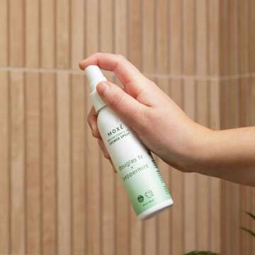 MOXE Aromatherapy Shower Spray - Douglas Fir & Peppermint, 100% Essential Oils, Made in USA, Aromath...