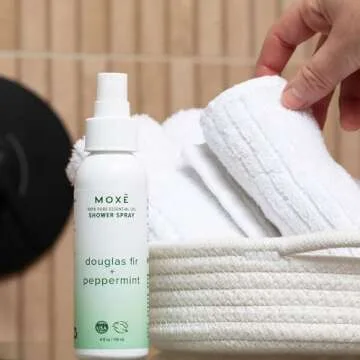 MOXE Aromatherapy Shower Spray - Natural Essential Oils