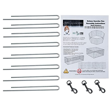 Dog Playpen - Foldable Metal Exercise Solution