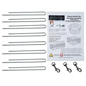 Dog Playpen - Foldable Metal Exercise Solution