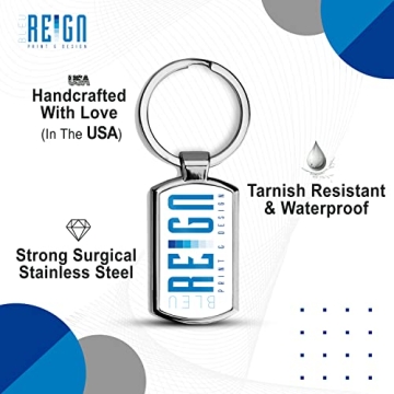 Personalized 2016 Georgia License Plate Keychain