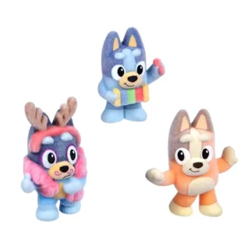 Bluey Fuzzies Episode Pack - 3 Collectible Figures & More
