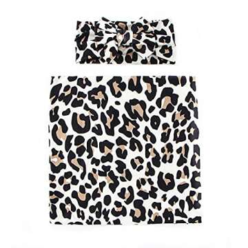 Galabloomer Baby Blanket and Headband Set for Girls