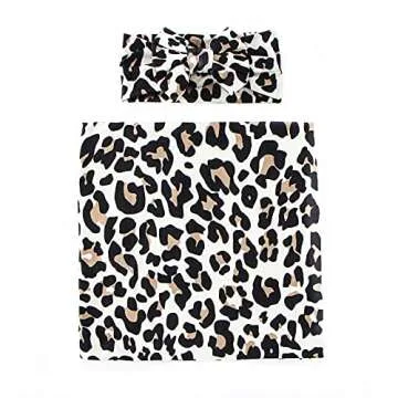 Galabloomer Baby Blanket and Headband Set for Girls