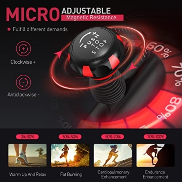 JOROTO Belt Drive Indoor Cycling Bike with Magnetic Resistance Exercise Bikes Stationary (300 Lbs Weight Capacity) (Updated)