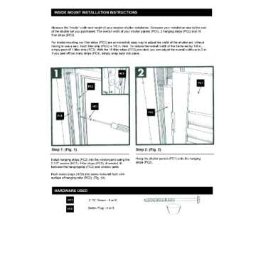 Faux Wood DIY Interior Shutter Kits for Stylish Homes