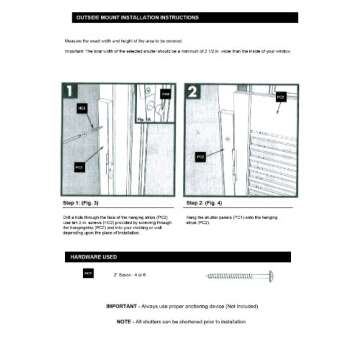 Faux Wood DIY Interior Shutter Kits for Stylish Homes