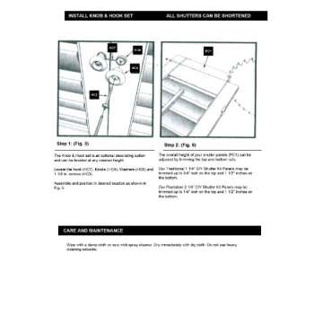 Faux Wood DIY Interior Shutter Kits for Stylish Homes