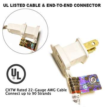 ACRAFT Twinkle Star String Lights Plug in Fairy Lights for Bedroom with End-to-end Connector Ambient Lighting Night Lights Nursery Light