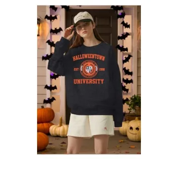 UNIQUEONE Halloween Sweatshirt for Women Oversized Cool Design