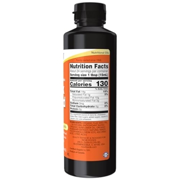 Organic Flax Seed Oil - Cold-Pressed & Certified