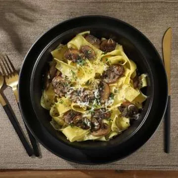 Gibson Soho Lounge Pasco 16 Piece Dinnerware Set - Black