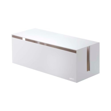 Yamazaki Home Cable Box - Modern Cord Storage and Protection