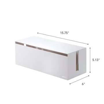 Yamazaki Home Cable Box Organizer for Modern Spaces