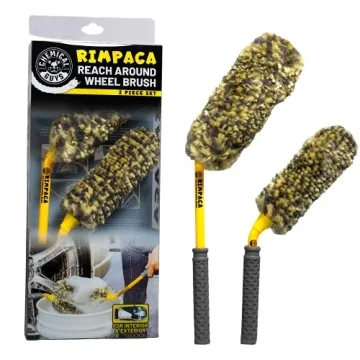 Chemical Guys Rimpaca Reach Around Ultimate 2 Piece Wheel Brush Set