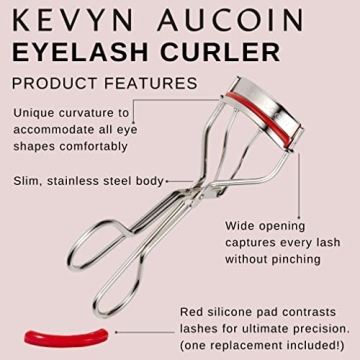 Kevyn Aucoin Eyelash Curler for Beautiful, Long-Lasting Curl