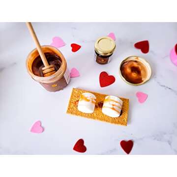 Pearl Honey Spreads - Organic Cacao Chocolate Flavored Creamed Raw Honey - Chemical Free, Soy Free & 100% Natural Raw Honey | 8.8 oz Jar