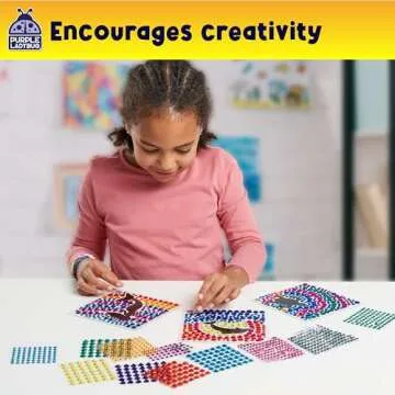 SUNGEMMERS Gem Window Art Suncatcher Kit for Kids 6-8 9 10 11 12 - Birthday Gifts for 7 Year Old Girl, Fun Diamond Art Easter Mermaid Gifts for Girls - Arts & Crafts for Kids, Toys for Ages 5-7