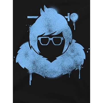 JINX Overwatch Mei Spray Graphic T-Shirt for Gamers