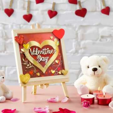 Juvale Unfinished Wood Canvas for Arts and Crafts, Framed Flat Cradle Panel Boards for Painting Supp...