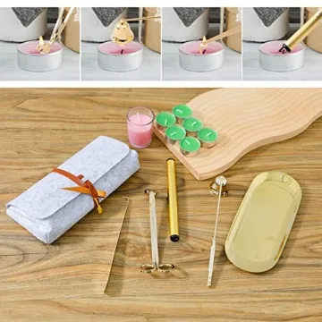 Elegant 5 in 1 Candle Accessory Set for Candle Lovers